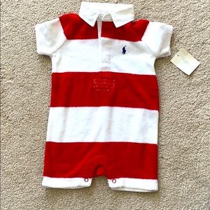 Ralph Lauren NEW 3 month terry outfit